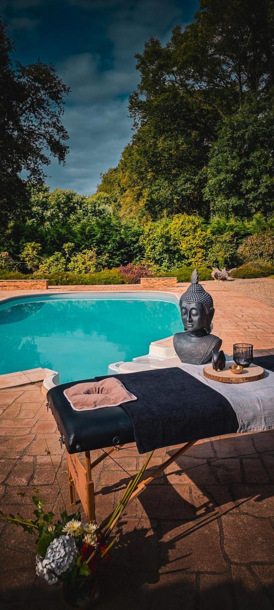 Villa Tagibao Avec Piscine Chauffee Et Spa Lesterps Extérieur photo